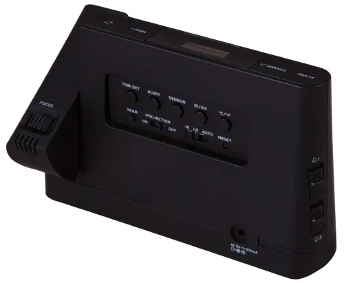 fotografia Zegar projekcyjny Bresser z kolorowym wyświetlaczem, czarny,  6