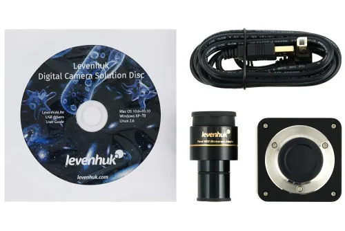 zdjęcie Trójokularowy mikroskop cyfrowy Levenhuk MED D40T,  7