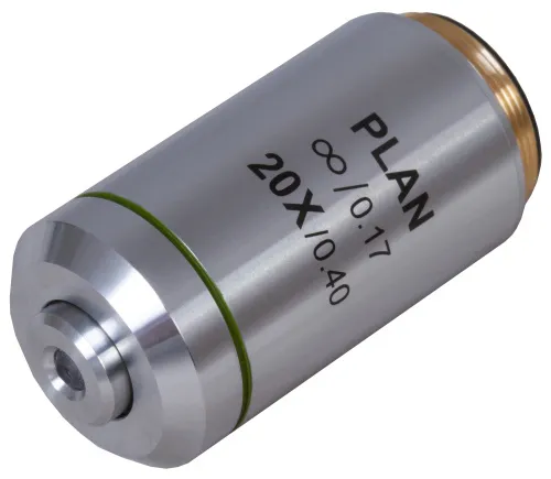 fotografia Obiektyw planarno-achromatyczny z korekcją do nieskończoności Levenhuk MED 20x,  2