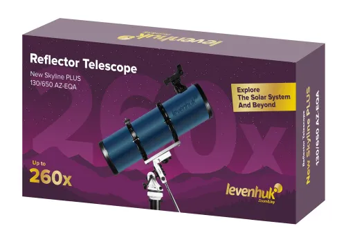 foto Teleskop Levenhuk New Skyline PLUS 130/650 AZ-EQA,  2