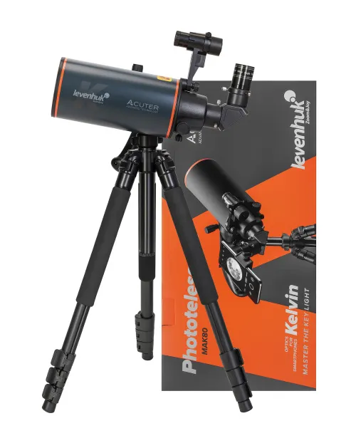 obraz Fototeleskop Levenhuk Kelvin MAK80 AZ,  2