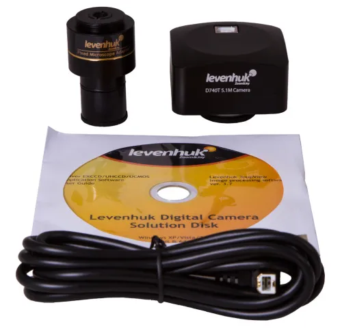 foto Trójokularowy mikroskop cyfrowy Levenhuk D740T 5.1M,  18