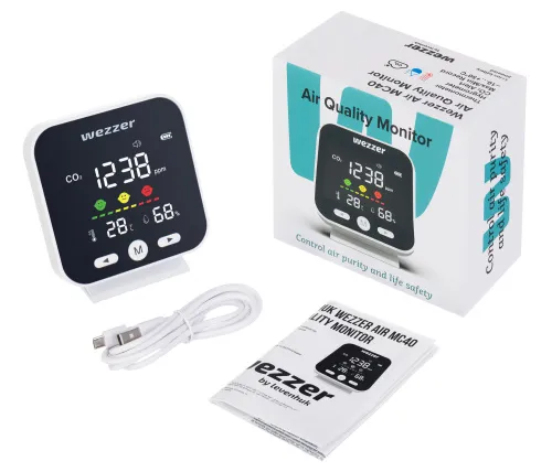 zdjęcie Miernik zanieczyszczenia powietrza Levenhuk Wezzer Air MC40,  2