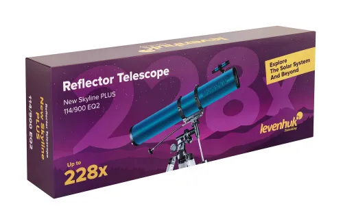 obraz Teleskop Levenhuk New Skyline PLUS 114/900 EQ2,  13