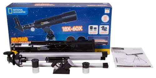 zdjęcie Teleskop Bresser National Geographic 50/360 AZ,  7