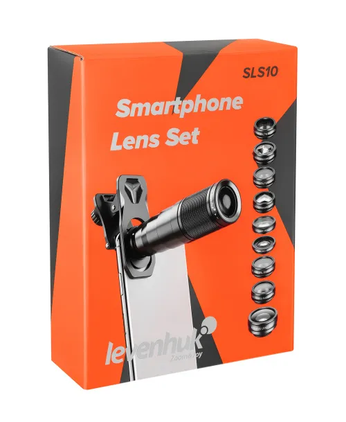 fotografia Zestaw obiektywów do smartfonu Levenhuk Kelvin SLS10,  22