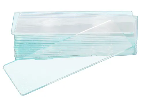 foto Szkiełka podstawowe Levenhuk G50 2H z dwoma łezkami, 50 sztuk,  4