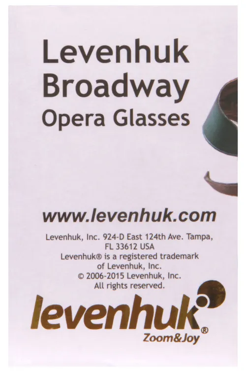 obraz Lornetka teatralna Levenhuk Broadway 325F (z oświetleniem LED i łańcuszkiem),  18