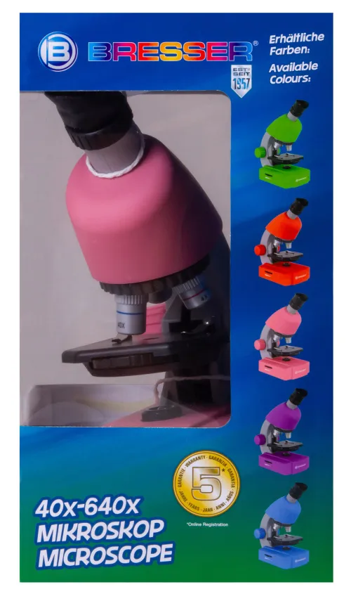 fotografia Mikroskop Bresser Junior 40x-640x,  15