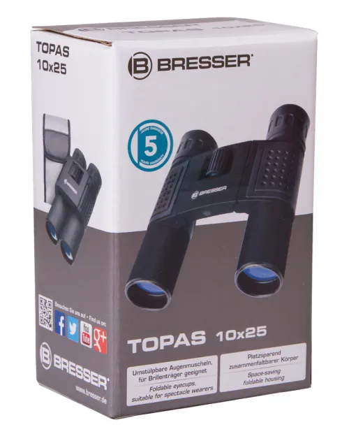 obraz Lornetka Bresser Topas 10x25,  8