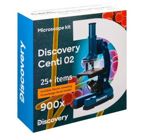 obraz Mikroskop Levenhuk Discovery Centi 02 z książką,  15