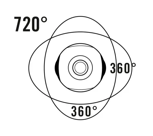 obraz Kamera sportowa z systemem Android Bresser National Geographic HD 720°,  3