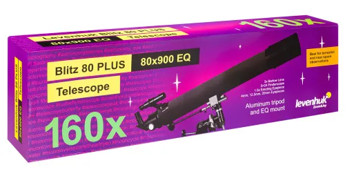 fotografia Teleskop Levenhuk Blitz 80 PLUS,  12