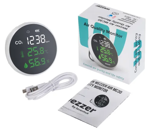 zdjęcie Miernik zanieczyszczenia powietrza Levenhuk Wezzer Air MC30,  2