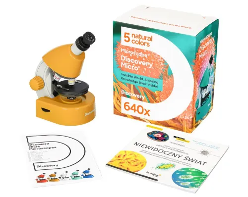 foto Mikroskop Levenhuk Discovery Micro z książką,  4