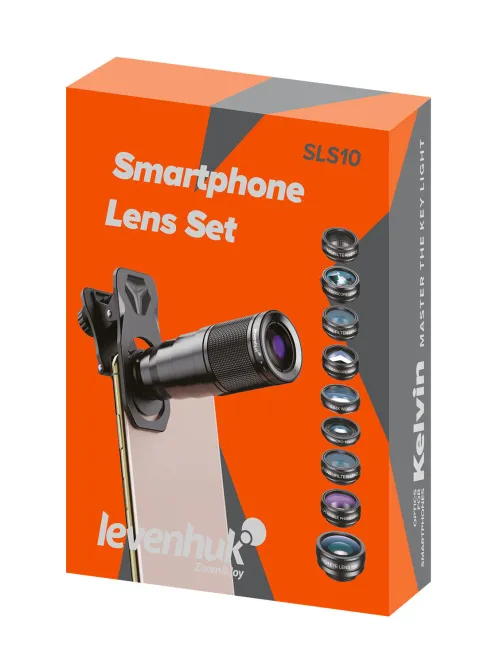 fotografia Zestaw obiektywów do smartfonu Levenhuk Kelvin SLS10,  8