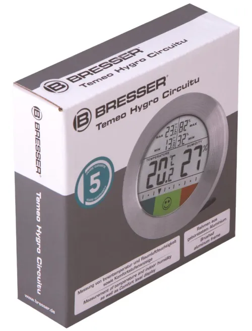 fotografia Stacja meteorologiczna Bresser Temeo Hygro Circuitu, srebrna,  8