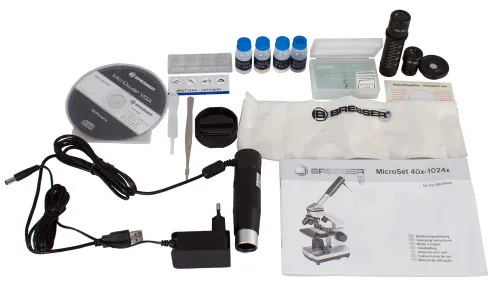 zdjęcie Mikroskop Bresser Junior 40x–1024x, z futerału,  9