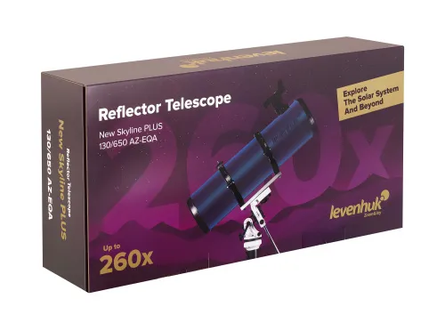 foto Teleskop Levenhuk New Skyline PLUS 130/650 AZ-EQA,  14