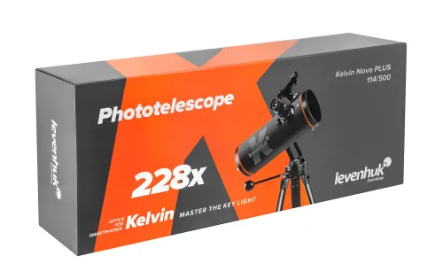 foto Fototeleskop Levenhuk Kelvin Nova PLUS 114/500,  18