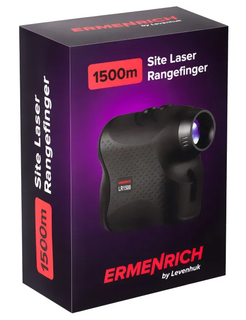 fotografia Budowlany dalmierz laserowy Ermenrich LR1500, czarny,  11