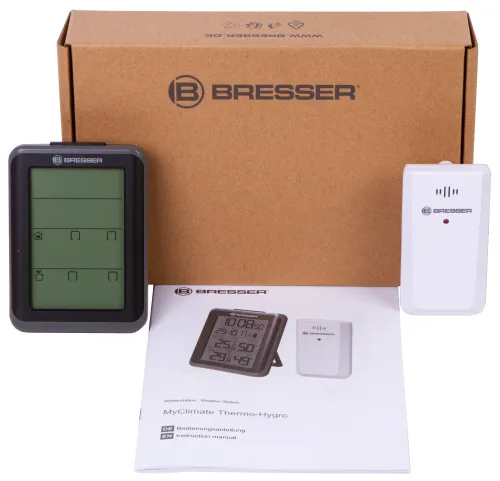 zdjęcie Zegarowi MyClimate firmy Bresser z termohigrometrem, biały,  4