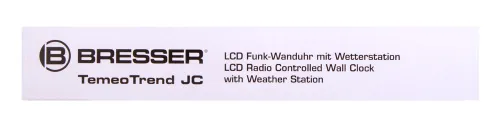 foto Stacja meteorologiczna Bresser TemeoTrend JC LCD RC (zegar ścienny), czarna,  13