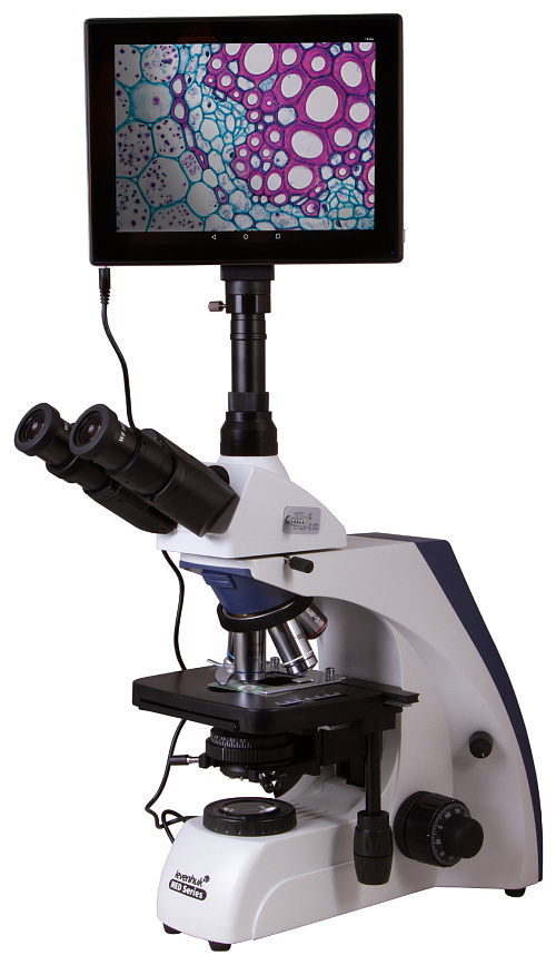 obraz Trójokularowy mikroskop cyfrowy Levenhuk MED D35T LCD