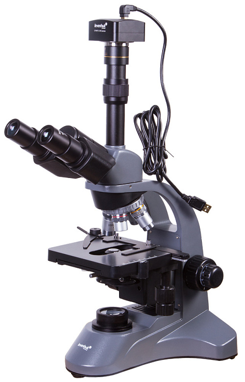 foto Trójokularowy mikroskop cyfrowy Levenhuk D740T 5.1M